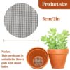 100-Plant-Pots-Hole-Mesh-Pad-MAQIHAN-Flowerpot-Net-Mat-Terrarium-Planting-Eyes-Net-Mats-Pot-Substrate-Barrier-5cm-Mesh-Bonsai-Garden-Grid-Ceramic-Drainage-Hole-Mesh-Screen-Prevent-Soil-Leakage.jpg 100 Plant Pots Hole Mesh Pad - MAQIHAN Flowerpot Net Mat Terrarium Planting Eyes Net Mats Pot Substrate Barrier 5cm Mesh Bonsai Garden Grid Ceramic Drainage Hole Mesh Screen Prevent Soil Leakage