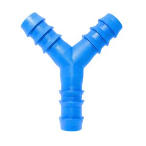 16mm Y Tee Connector for Drip Irrigation kits Accessories Online 16mm Y Tee Connector for Drip Irrigation kits Accessories Online lateral pipe jointer Home garden farm (Pack OF 25)