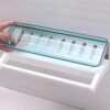 Bathroom Shelf Storage Rack with Towel Holder – Self Adhesive Wall Mount Kitchen & Bathroom Organizer, Plastic Storage Shelf for Shampoo, Towels & Accessories | No Drilling (Pack of 1)