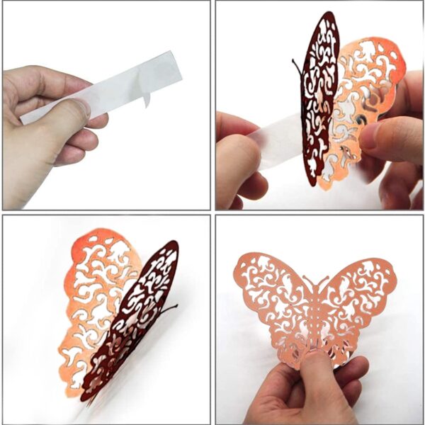 1775026453_AMFIN-Pack-of-12-3D-Metallic-Butterfly-Wall-Stickers-Art-Decor.-Removable-DIY-Paper-Butterflies-for-Living-Room-Bedroom-Nursery-Party-Decorations-Birthday-Rosegold.jpg AMFIN (Pack of 12) 3D Metallic Butterfly Wall Stickers, Art Decor. Removable DIY Paper Butterflies for Living Room, Bedroom, Nursery, Party Decorations, Birthday - Rosegold
