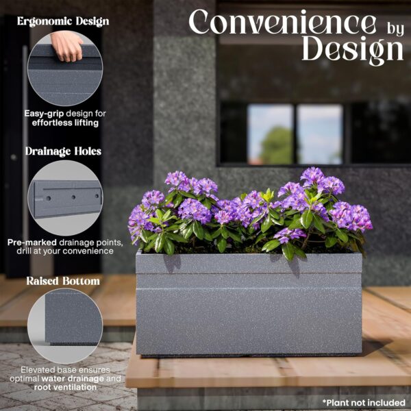 1775044125_YUCCABE-ITALIA-FOXB-GT-24-INCH-Rectangle-Pots-for-Plants-Highly-Durable-Polymers-Lightweight-Indoor-Outdoor-Flower-Pot-Gamla-Tree-Planter-Container-Planters-for-Living-Room-Balcony-Garden.jpg YUCCABE ITALIA FOXB GT 24 INCH Rectangle Pots for Plants Highly Durable Polymers Lightweight Indoor Outdoor Flower Pot Gamla Tree Planter Container Planters for Living Room, Balcony Garden