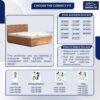 GADDA CO 100% Waterproof Premium Cotton Feel Mattress Protector Queen Bed 78x60 Inch|Ultra Soft Breathable & Hypoallergenic Fitted Bed Protector Terry Cover(6.5x5 feet, Fits Upto 10 Inches, Grey)