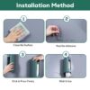 1775047242_Self-Adhesive-Paper-Cup-Dispenser-Holder-Wall-Mounted-Plastic-Drinking-Water-Cup-Dispenser-Glass-Dispenser-Holder-Disposable-Cup-Holder-Organizer-Standard-Green.jpg Self Adhesive Paper Cup Dispenser Holder, Wall Mounted Plastic Drinking Water Cup Dispenser, Glass Dispenser Holder, Disposable Cup Holder Organizer (Standard, Green)