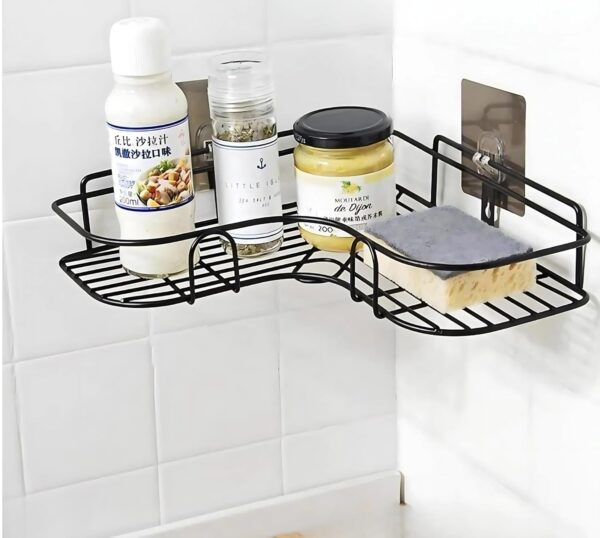 1775049450_Self-Adhesive-Stainless-Steel-Bathroom-Corner-Shelf-Kitchen-Corner-Storage-Organizer-Wall-Mounted-Shower-Caddy-Rack-Bathroom-Accessories-Rustproof-Storage-Organizer-Pack-of-1.jpg Self Adhesive Stainless Steel Bathroom Corner Shelf | Kitchen Corner Storage Organizer | Wall Mounted Shower Caddy Rack | Bathroom Accessories Rustproof Storage Organizer (Pack of 1)