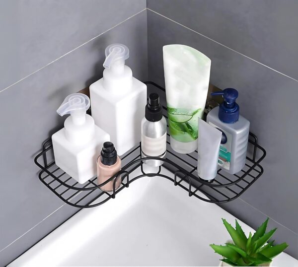 1775049451_Self-Adhesive-Stainless-Steel-Bathroom-Corner-Shelf-Kitchen-Corner-Storage-Organizer-Wall-Mounted-Shower-Caddy-Rack-Bathroom-Accessories-Rustproof-Storage-Organizer-Pack-of-1.jpg Self Adhesive Stainless Steel Bathroom Corner Shelf | Kitchen Corner Storage Organizer | Wall Mounted Shower Caddy Rack | Bathroom Accessories Rustproof Storage Organizer (Pack of 1)