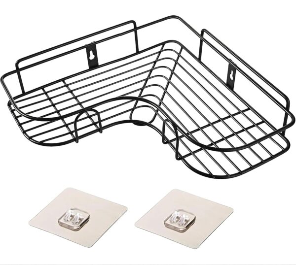 1775049453_Self-Adhesive-Stainless-Steel-Bathroom-Corner-Shelf-Kitchen-Corner-Storage-Organizer-Wall-Mounted-Shower-Caddy-Rack-Bathroom-Accessories-Rustproof-Storage-Organizer-Pack-of-1.jpg Self Adhesive Stainless Steel Bathroom Corner Shelf | Kitchen Corner Storage Organizer | Wall Mounted Shower Caddy Rack | Bathroom Accessories Rustproof Storage Organizer (Pack of 1)