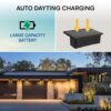 1775052615_LITVERSE-Solar-5.5Volt-300-Ma-Powered-LED-Path-Lights-2-LEDs-1800mAh-Waterproof-Outdoor-Pathway-Lights-for-Driveways-Walkways-and-Gardens-Durable-Black-Design-Set-of-2.jpg LITVERSE Solar 5.5Volt 300 Ma Powered LED Path Lights, 2 LEDs, 1800mAh, Waterproof Outdoor Pathway Lights for Driveways, Walkways, and Gardens, Durable Black Design, Set of 2