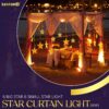 1775057057_Lexton-Star-Curtain-Light-6-Big-Star-6-Small-Star-Light-with-8-Flashing-Modes-12-Stars-Warm-White-for-Indoor-Outdoor-Decorations.jpg Lexton Star Curtain Light | 6 Big Star 6 Small Star Light | with 8 Flashing Modes | 12 Stars | Warm White | for Indoor & Outdoor Decorations
