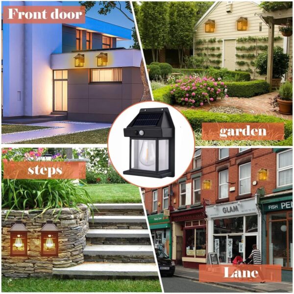 1775060283_Solar-Wall-Lights-Outdoor-Wireless-Motion-Sensor-Waterproof-Led-3-Modes-Sconce-Solar-Lamp-Auto-Charging-Exterior-Security-Light-for-Porch-Patio-Garden-Balcony-Pathway.jpg Solar Wall Lights Outdoor, Wireless Motion Sensor Waterproof Led 3 Modes Sconce Solar Lamp, Auto-Charging Exterior Security Light for Porch, Patio, Garden, Balcony & Pathway