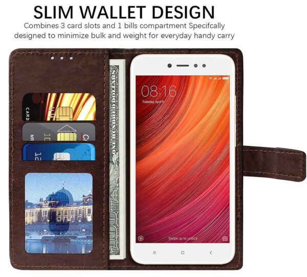 1775062977_Amazon-Brand-Solimo-Flip-Leather-Mobile-Cover-Soft-Flexible-Kickstand-Back-case-Compatible-for-Mi-Redmi-Y1-4G-Note-5A-4G-Coffee.jpg Amazon Brand - Solimo Flip Leather Mobile Cover (Soft, Flexible & Kickstand Back case) Compatible for Mi Redmi Y1 4G / Note 5A 4G (Coffee)