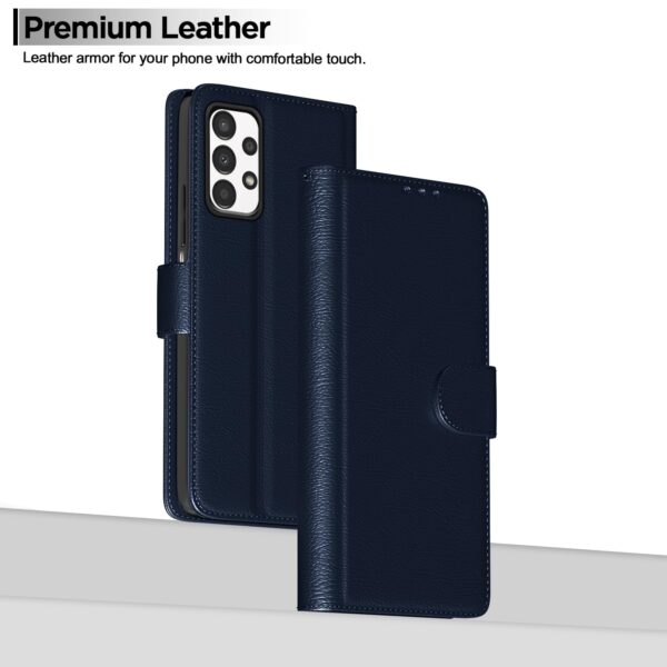 1775078776_Pikkme-Samsung-Galaxy-A13-4G-Flip-Cover-PU-Leather-Finish-360-Protection-Wallet-Stand-Strong-Magnetic-Flip-Case-for-Samsung-Galaxy-A13-4G-Blue.jpg Pikkme Samsung Galaxy A13 4G Flip Cover | PU Leather Finish | 360 Protection | Wallet & Stand | Strong Magnetic Flip Case for Samsung Galaxy A13 4G (Blue)