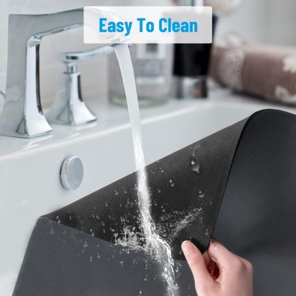 Desi BAE Water Absorbing Kitchen Mat for Wet Utensils | Kitchen Dry Mat for Dish Drying | Anti Slip Kitchen Carpet for Sink Counter | Quick Dry Rubber Mat for Home Kitchen