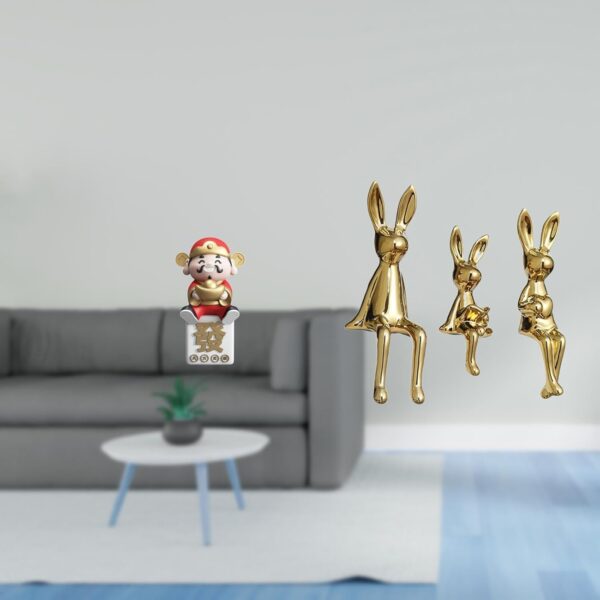 1775085529_Club-Bollywood®Fortune-Bunny-Family-Statue-Figurine-Sculpture-for-New-Year-Desk-Display-Table-Centerpiece-Ornament-Cabinet-Bookshelf-DecorHome-GardenHome-DecorFigurines.jpg Club Bollywood®Fortune Bunny Family Statue Figurine Sculpture for New Year Desk Display Table Centerpiece Ornament Cabinet Bookshelf Decor|Home & Garden|Home Décor|Figurines