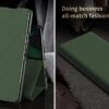 Stylish Leather Case with Built-in Card Slot Flip Cover Compatible with Samsung Galaxy Z Fold 6 5G (Green)