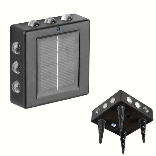 1775109979_Solar-4-Way-Wall-Light-Up-and-Down-Outdoor-Security-Wall-Lamps-Ip65-Waterproof-Solar-Outdoor-Lights-Solar-Fence-Lights-Led-Solar-Wall-Lights-for-Home-Garden-PorchWarm-Light-2.jpg Solar 4 Way Wall Light, Up and Down Outdoor Security Wall Lamps, Ip65 Waterproof Solar Outdoor Lights, Solar Fence Lights Led Solar Wall Lights for Home Garden Porch(Warm Light) (2)
