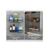 Bathroom Organiser Without Drill, Self Adhesive Bathroom Shelf & Rack for Wall, Bathroom Accessories Set & Storage Organizer, Waterproof Bath Shelves, Bathroom Stand & Holder (Pack of 1)