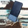 Pikkme Samsung Galaxy F15 5G Flip Cover | Dual-Tone PU Leather Finish | Wallet Style & Stand | Magnetic Flip Case for Samsung Galaxy F15 5G (Navy & Light Blue)