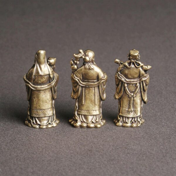 Fu Lu Shou Statue Fuk Luk Sau Figurine Lucky Immortals Ornaments for Hotel|Home & Garden | Home D?©cor |3 Fuk LUK Sau Decorations