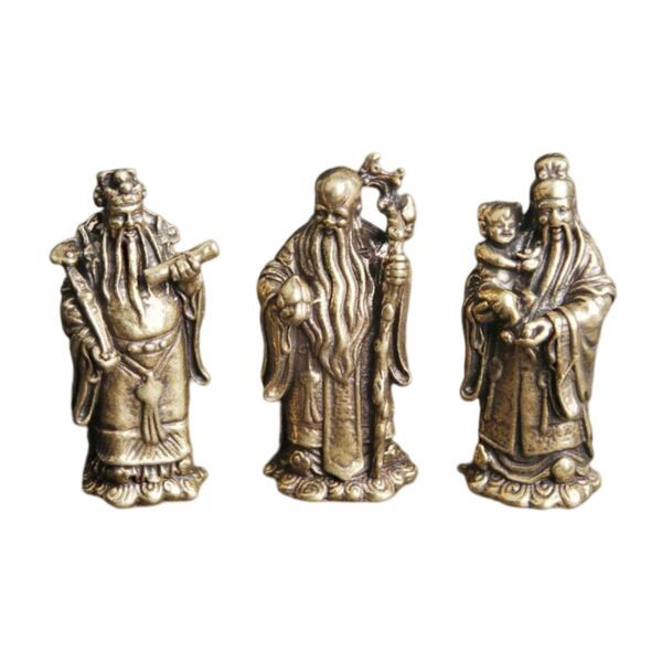 Fu Lu Shou Statue Fuk Luk Sau Figurine Lucky Immortals Ornaments for Hotel|Home & Garden | Home D?©cor |3 Fuk LUK Sau Decorations