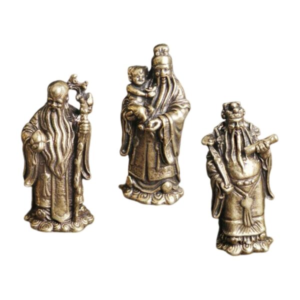 Fu Lu Shou Statue Fuk Luk Sau Figurine Lucky Immortals Ornaments for Hotel|Home & Garden | Home D?©cor |3 Fuk LUK Sau Decorations