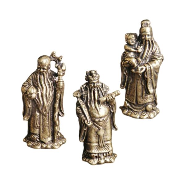 Fu Lu Shou Statue Fuk Luk Sau Figurine Lucky Immortals Ornaments for Hotel|Home & Garden | Home D?©cor |3 Fuk LUK Sau Decorations