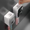 Evona Wall Mounted Automatic Toothpaste Dispenser Squeezer with Toothbrush Holder Bathroom Accessories Sets