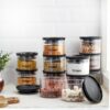 1775136243_Amazon-Brand-Solimo-Plastic-Storage-Jar-and-Container-Set-I-Air-Tight-BPA-Free-Containers-for-Kitchen-Storage-Set-I-Grocery-Kitchen-Container-Set-I-Multipurpose-Jar-500-Ml-Each-Set-12-Black.jpg Amazon Brand - Solimo Plastic Storage Jar and Container Set I Air Tight & BPA Free Containers for Kitchen Storage Set I Grocery Kitchen Container Set I Multipurpose Jar, 500 Ml Each, Set 12, Black