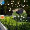 Solar Light for Outdoor Garden and Home, Waterproof Firefly Lights Decor for Solar Balcony, Plant, Pot, Decoration Light Perfect Garden Decor and Great Gifts -Warm Yellow (3)