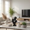 Family Statue | Resin Thinker Sculpture | Home Decor Items for Living Room Show Piece | Table Artifact | (Mother & Child)