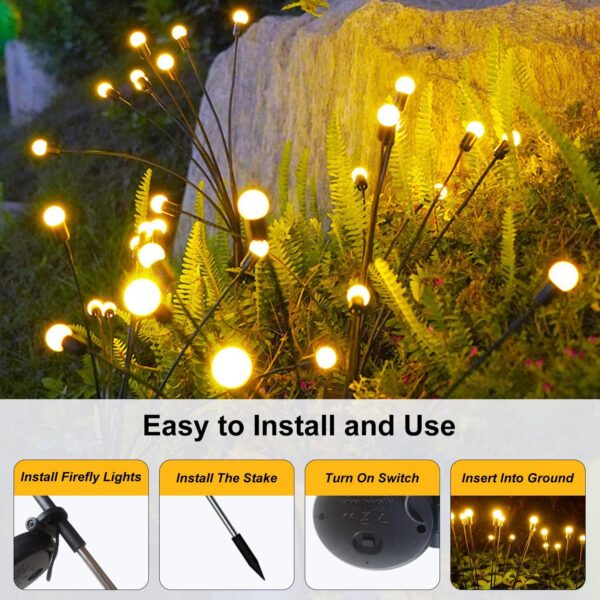 Solar Garden Lamp_210, Waterproof Outdoor Solar Light for Yard & Patio