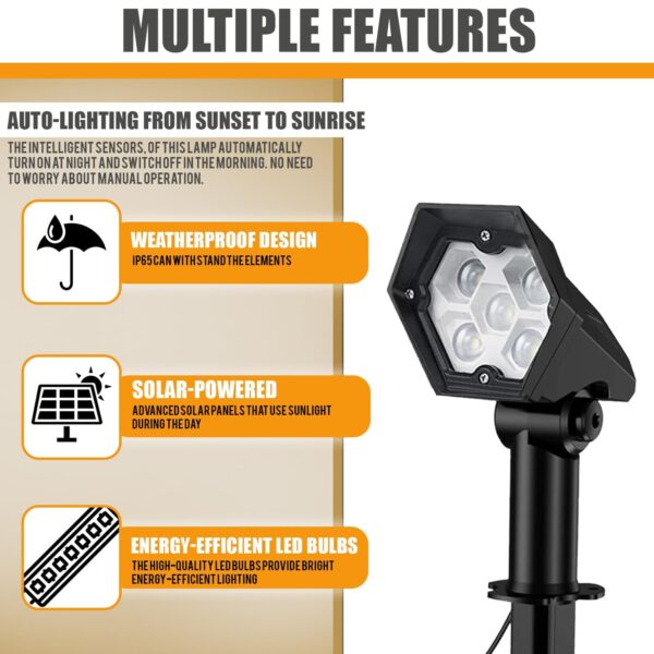 1775161332_GIGALUMI-GL-193-10-LED-Solar-Dual-Spotlight-IP65-Waterproof-Outdoor-Smart-Spot-Lights-with-6V-Panel-1800mAh-Battery-for-Driveway-Pathway-Garden-2-Pcs-Warm-White.jpg GIGALUMI GL-193 10 LED Solar Dual Spotlight IP65 Waterproof Outdoor Smart Spot Lights with 6V Panel 1800mAh Battery for Driveway Pathway Garden (2 Pcs, Warm White)