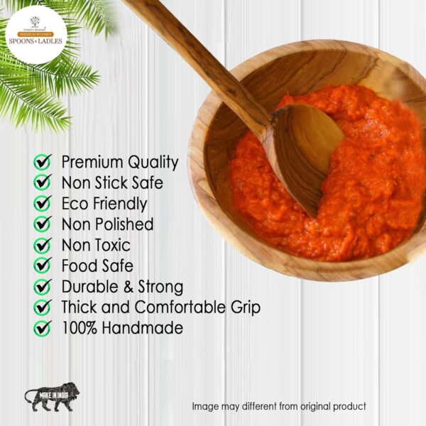 Sheesham Wooden Utensil Set, Turner, Ladle and Spatuala | Wooden Spoon Set | Kitchen Utensils Frying, Serving, Ladles, Dosa, Chapati and Rice Cooking Set of 7