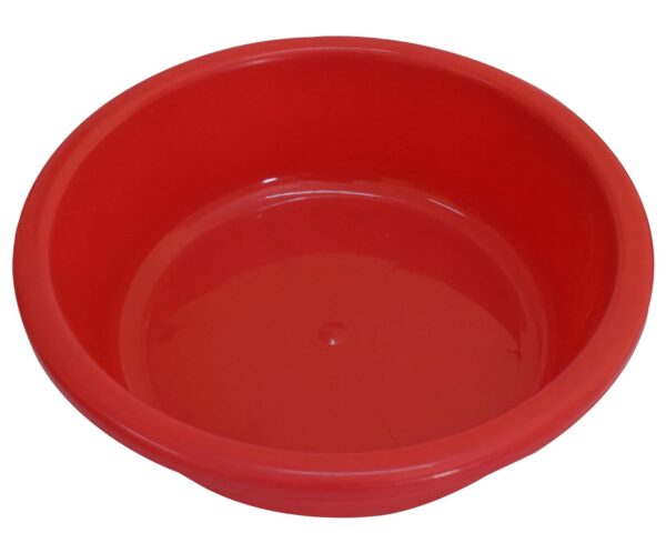 Kuber Industries Multiuses Unbreakable Plastic Knead Dough Basket/Basin Bowl For Home & Kitchen 6 Ltr- Pack of 2 (Blue & Red)
