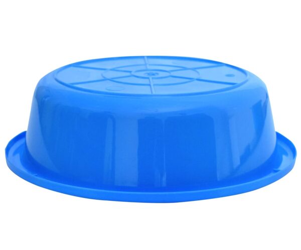 Kuber Industries Multiuses Unbreakable Plastic Knead Dough Basket/Basin Bowl For Home & Kitchen 6 Ltr- Pack of 2 (Blue & Red)
