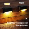 Solar Light Outdoor for Garden, Home, Balcony, Deck, Stair, Step, Waterproof Solar Lights for Outside Patio, Wall, Terrace Garden Setup (20, Compact)