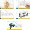 1775171314_Luxury-Bathroom-Shelf-Organizer-5-Pack-Set-Rustproof-Stainless-Steel-Shower-Caddy-No-Drilling-Adhesive-Wall-Mounted-Storage-Rack-for-Kitchen-Bathroom-Multi-Purpose-Shampoo-Soap-Holder.jpg Luxury Bathroom Shelf Organizer - 5 Pack Set Rustproof Stainless Steel Shower Caddy, No-Drilling Adhesive Wall Mounted Storage Rack for Kitchen & Bathroom, Multi-Purpose Shampoo & Soap Holder