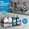 1775171316_Luxury-Bathroom-Shelf-Organizer-5-Pack-Set-Rustproof-Stainless-Steel-Shower-Caddy-No-Drilling-Adhesive-Wall-Mounted-Storage-Rack-for-Kitchen-Bathroom-Multi-Purpose-Shampoo-Soap-Holder.jpg Luxury Bathroom Shelf Organizer - 5 Pack Set Rustproof Stainless Steel Shower Caddy, No-Drilling Adhesive Wall Mounted Storage Rack for Kitchen & Bathroom, Multi-Purpose Shampoo & Soap Holder