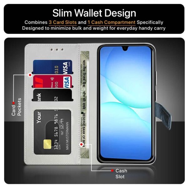 1775193341_FLIPPED-Vegan-Leather-Flip-Case-Back-Cover-for-Samsung-Galaxy-M17-5G-A17-5G-F17-5G-Flexible-Shock-Proof-Hand-Stitched-Leather-Finish-Card-Pockets-Wallet-Stand-Blue-with-Aquamarine.jpg FLIPPED Vegan Leather Flip Case Back Cover for Samsung Galaxy M17 5G | A17 5G | F17 5G (Flexible, Shock Proof | Hand Stitched Leather Finish | Card Pockets Wallet & Stand | Blue with Aquamarine)