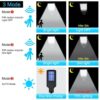 180W LED Solar Street Light Outdoor 10000LM IP65 Waterproof Solar Security Light, Motion Sensor and Remote, Solar Flood Light for Outdoor Yard, Garden, Terrace (Pack of-1)