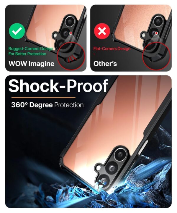 1775201509_WOW-IMAGINE-Shock-Proof-Clear-Protective-Back-Case-for-Samsung-Galaxy-M36-5G-Samsung-Galaxy-F36-5G-AirEDGE-Technology-360-Degree-Camera-Protection-Transparent-Hybrid-Mobile-Cover-Black.jpg WOW IMAGINE Shock Proof Clear Protective Back Case for Samsung Galaxy M36 5G | Samsung Galaxy F36 5G- AirEDGE Technology | 360 Degree Camera Protection | Transparent Hybrid Mobile Cover - Black