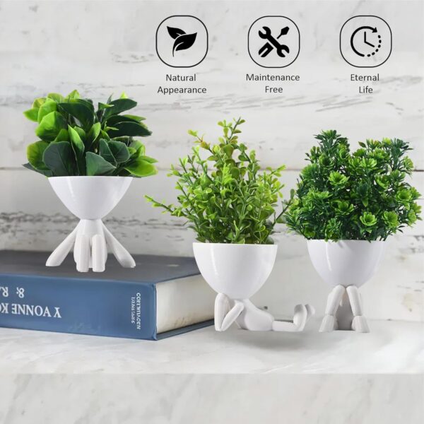 1775209269_Kuber-Industries-3-Pcs-Set-Plastic-Mini-Artificial-Plants-with-Pot-Table-Top-TV-Unit-Decorative-Items-for-Living-Room-Faux-Plants-for-Home-Decor-Office-Desk-Man-Shape-White.jpg Kuber Industries 3 Pcs Set Plastic Mini Artificial Plants with Pot | Table Top & TV Unit Decorative Items for Living Room | Faux Plants for Home Decor & Office Desk | Man Shape - White