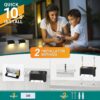 Solar Light Outdoor Garden Waterproof Stair Deck Pool Patio Fence Gate Yard Floor Step Railing Window Balcony Sunlight Pathway (8, Standard)