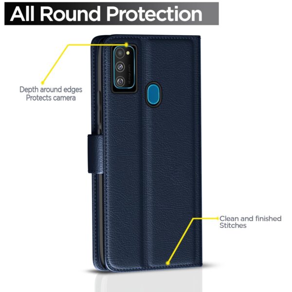 1775222004_Pikkme-Flip-Cover-for-Samsung-Galaxy-M30s-M21-M21-2021-Leather-Finish-Inside-TPU-with-Card-Pockets-Wallet-Stand-and-Shock-Proof-Complete-Protection-Flip-CaseBlue.jpg Pikkme Flip Cover for Samsung Galaxy M30s / M21 / M21 2021 Leather Finish | Inside TPU with Card Pockets | Wallet Stand and Shock Proof | Complete Protection Flip Case(Blue)