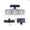 Homehop Solar Wall Lights for Outdoor Waterproof, Motion Sensor Light for Home Security for Garage Driveway, Patio, Porch, Entrance and Doorway (Cool White,No Remote) Pack of 2