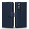 Pikkme Flip Cover Leather Finish | Inside TPU with Card Pikkme Flip Cover Leather Finish | Inside TPU with Card Pockets | Wallet Stand and Shock Proof | Complete Protection Flip Case for Redmi Note 11 / Note 11s(Blue)