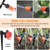ORTIZA® Drip Irrigation Kit for Home Garden 30 Plants with 30m Adjustable Micro DIY Irrigation Kit, Heavy Duty Drip Irrigation Accessories for 30 Pot with Install Kit