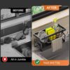 1775230508_Kitchen-Sink-Organizer-Stainless-Steel-Sponge-Holder-with-Drain-Tray-Dish-Wash-Scrubber-Soap-Stand-Rustproof-Sink-Caddy-for-Kitchen-Counter-Brush-Towel-Holder.jpg Kitchen Sink Organizer Stainless Steel Sponge Holder with Drain Tray, Dish Wash Scrubber & Soap Stand, Rustproof Sink Caddy for Kitchen Counter, Brush Towel Holder