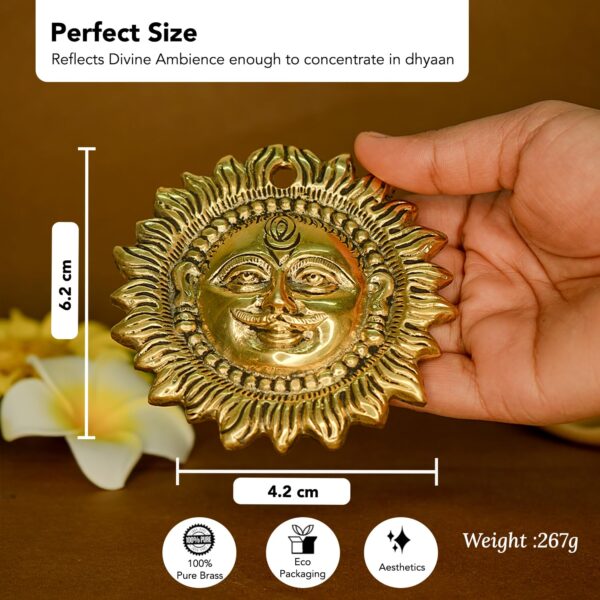 1775232302_Ekhasa-100-Pure-Brass-Sun-for-Vastu-Positivity-4-Inch-Brass-Metal-Sun-Idol-Face-Wall-Hanging-Wall-Decor-Surya-Bhagavan-Idol-Pital-Surya-Dev-Wall-Hanging-Vastu-for-Main-Door-Entrance.jpg Ekhasa 100% Pure Brass Sun for Vastu & Positivity (4 Inch) | Brass Metal Sun Idol Face Wall Hanging & Wall Decor | Surya Bhagavan Idol | Pital Surya Dev Wall Hanging Vastu for Main Door Entrance