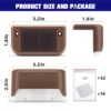 Solar Deck Lights | Solar Step Lights Outdoor Waterproof Led Solar Fence Lamp for Patio, Stairs,Garden Pathway, Step and Fences (Warm White) Pack of (18)