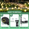 Solar Light for Outdoor Garden and Home, Waterproof Firefly Light Decor for Solar Balcony, Plant, Pot, Flower Decoration Light (2, Standard)